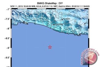 Gempa 4,7 SR Guncang Cilacap