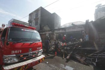 Diduga Korsleting Listrik, Toko Alat Listrik di Solo Terbakar