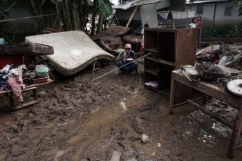 Banjir di Banyumas Berangsur Surut