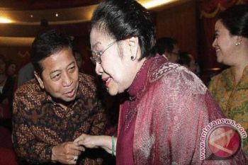 Megawati-Novanto Bahas Masalah Kebangsaan