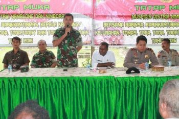 Dandim Jayapura tatap muka dengan tokoh masyarakat