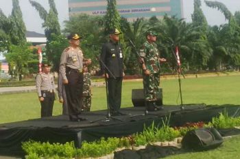 Gubernur-Kapolda-Pangdam Pimpin Apel Pengamanan 212