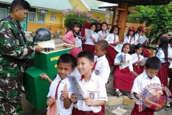 Motor dinas TNI Sidrap jadi perpustakaan keliling 