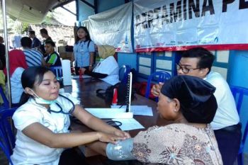 Pertamina Gelar Pengobatan Gratis di Lokasi Bencana Banjir Solo