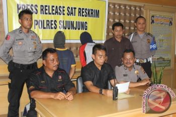 Dua Pelaku Curanmor Digelandang ke Mapolres Sijunjung