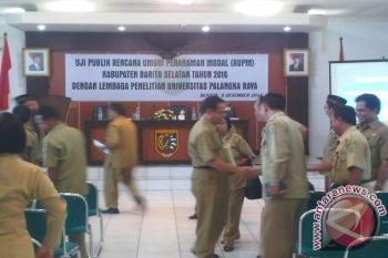 Barito Selatan Adakan Uji Publik Rencana Penanaman Modal 