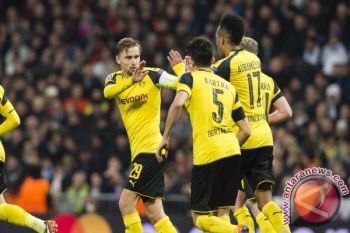 Liga Champions - Tahan imbang Madrid 2-2, Dortmund jawara Grup F