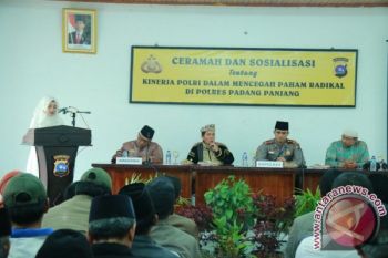 Polres Padang Panjang Rangkul Tokoh Masyarakat Cegah Paham Radikal