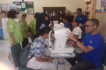 Ratusan Siswa di Boyolali Terima Kaca Mata Gratis