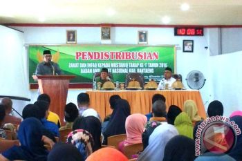 Baznas Bantaeng distribusikan zakat kepada 1.623 Mustahiq