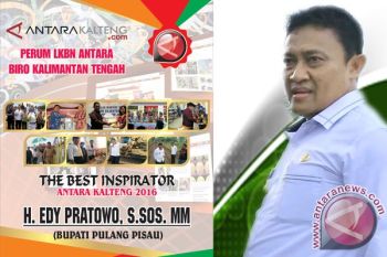 Mantap! Bupati Pulang Pisau Raih "The Best Inspirator"