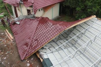 Puting Beliung Terjang Lereng Merbabu, Belasan Rumah Rusak