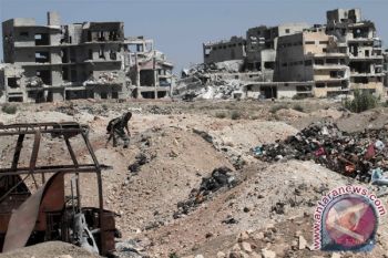 Bus pengangkut pengungsi Aleppo dibakar, gencatan senjata terancam