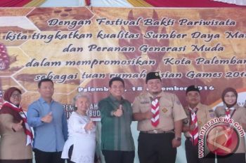 Pramuka promosikan pariwisata jelang Asian Games 2018