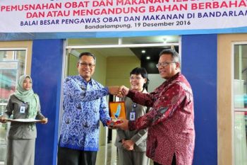 Pemprov Lampung Jalin Kerja Sama dengan BPOM