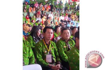 Bupati Barut Hadiri Puncak HKSN Dibuka Jokowi