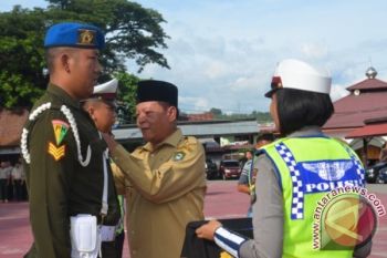 Aparat keamanan Poso gelar pasukan PAM Natal