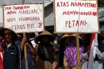 Pemilik Lahan Tuntut Penghentian Pembangunan Waduk Logung Kudus