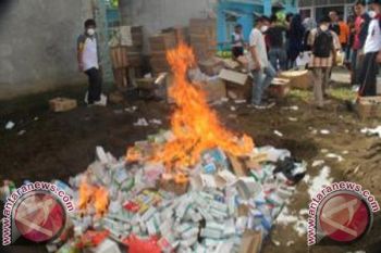 BPOM Kendari Musnahkan Produk Senilai Rp882,2 Juta