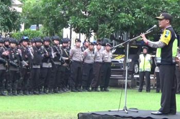 Kepolisian Amankan Perayaan Tahun Baru di Jateng