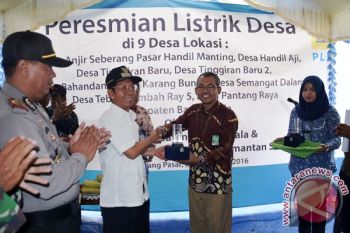 PERESMIAN JARINGAN LISTRIK DESA