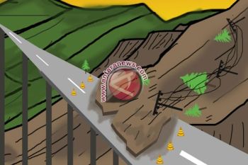 Dua alat berat dikerahkan atasi longsor yang memutus jalan lintas Sumatera Padang-Jambi