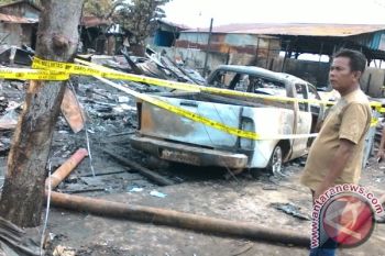 Kebakaran di Jalan Tjilik Riwut Akibatkan satu Orang Tewas, Juga Warung dan Mobil Terbakar