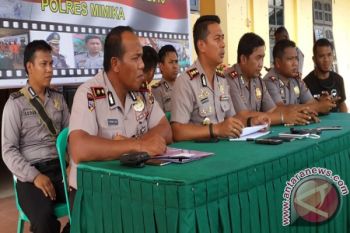 Polres Mimika buru dua perampok nasabah bank 
