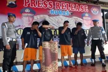 Resahkan Warga, 4 Pelaku Judi Ditangkap