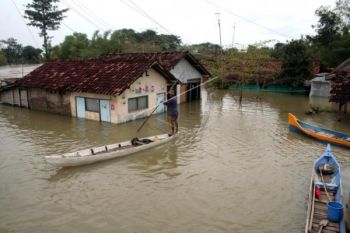 Dua Rumah Hilang Terseret Banjir di Purbalingga 