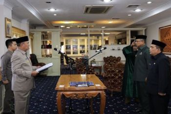 Wagub Lampung Lantik Sutono Jadi Sekda 