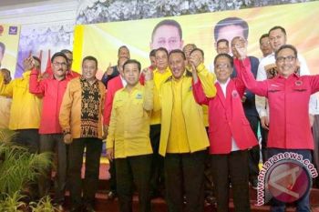 Petinggi Partai Koalisi Hadiri Kampanye "Sahabat"