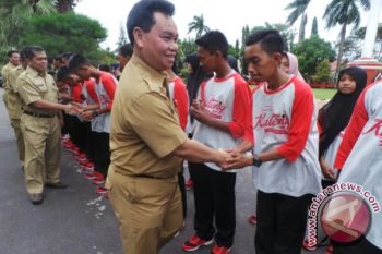Kotawaringin Timur Wakili Kalteng di Kejurnas Drum Band