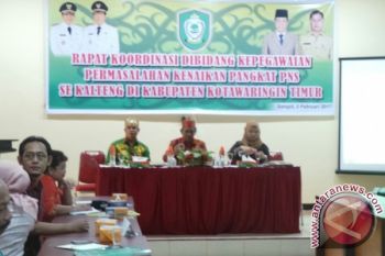 BKD se-Kalteng Kumpul di Sampit Bahas Pangkat ASN