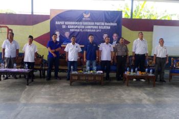 Partai NasDem Lampung Selatan Rakor Pemenangan