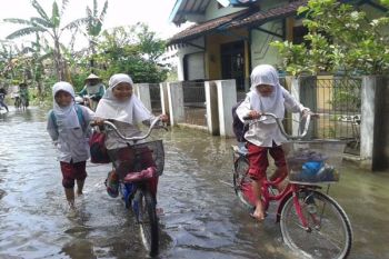 Banjir Genangi 100-an Rumah di Jati Kudus