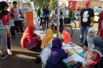 Aksi Peduli Orangutan di Car Free Day Kuala Kapuas