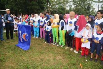 Ribuan Warga Ikuti Jalan Sehat di Waykanan 
