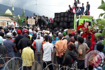 P3D-Lak Aksi Unjuk Rasa Panwas Bombana 