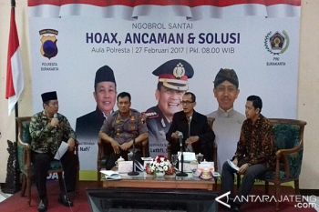 Polresta Libatkan Tim Cyber Crime Atasi Hoax 