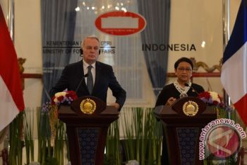 Menlu RI dan Prancis Lakukan Pertemuan Bilateral Bahas Isu Kawasan