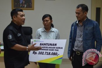 BPJS Ketenagakerjaan Sulteng Bayar Santunan Rp34 Miliar