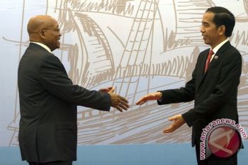 Presiden Jokowi terima kunjungan kenegaraan Presiden Afrika Selatan