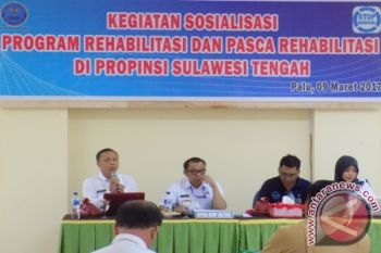 BNNP Sulteng Bentuk Komunitas Eks Pecandu Narkoba