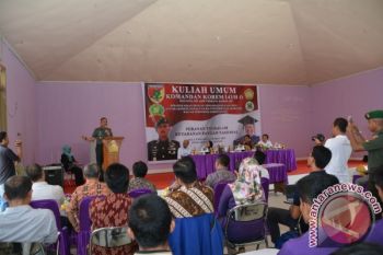 Danrem Beri Kuliah Umum Terkait Pertanian 