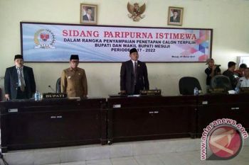 DPRD Mesuji Tetapkan Pasangan Kepala Daerah Terpilih  