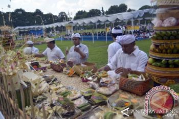 Umat Hindu Gelar Ritual Tawur Kesanga