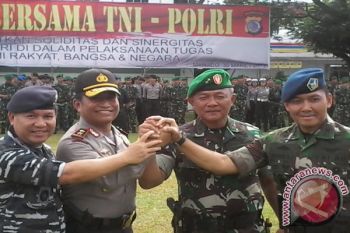 TNI - Polri di Sulawesi Utara gelar apel bersama 