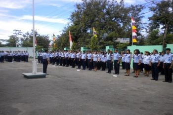 Kanwil Hukum dan HAM Apel Bebas Pungli  