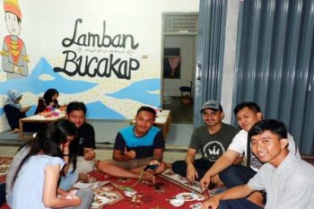 Mahasiswa Umitra Buka Kedai Kuliner-Budaya Lampung 